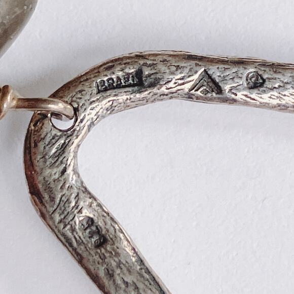 Silpada N1940 Signed 925 Labradorite Leather Necklace Boho Pendant - Picture 9 of 11